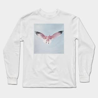 Pink Gull Long Sleeve T-Shirt